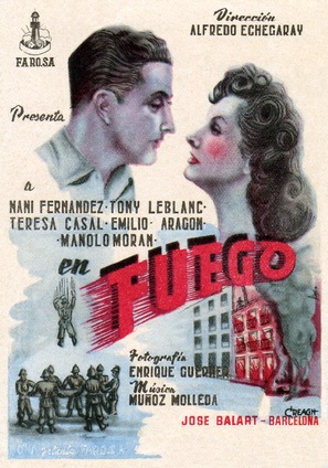 &iexcl;Fuego! - Spanish Movie Poster (thumbnail)