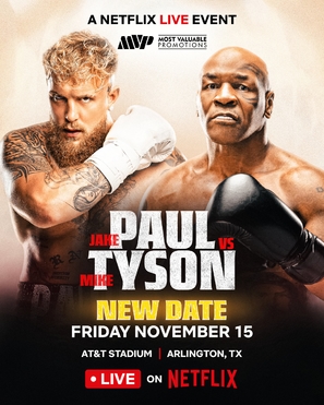 Jake Paul vs. Mike Tyson - Movie Poster (thumbnail)