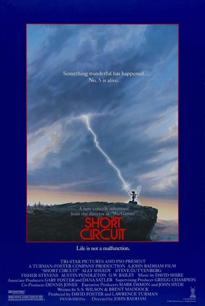 Short Circuit - Theatrical movie poster (thumbnail)
