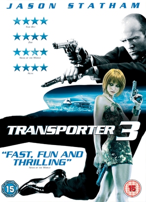Transporter 3 - British DVD movie cover (thumbnail)