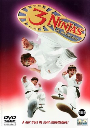 3 Ninjas Knuckle Up - Belgian DVD movie cover (thumbnail)
