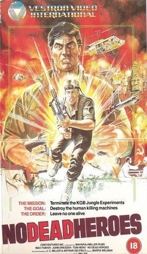 No Dead Heroes - British VHS movie cover (thumbnail)