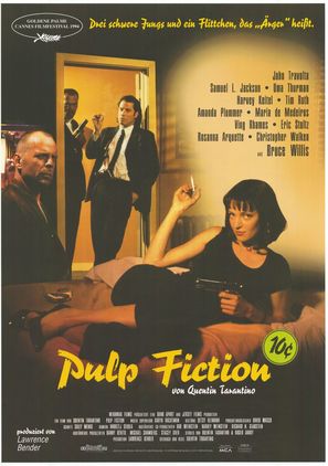 Pulp Fiction - German Movie Poster (thumbnail)