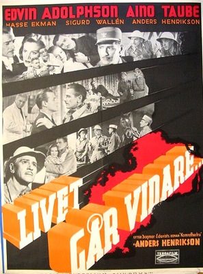 Livet g&aring;r vidare - Swedish Movie Poster (thumbnail)