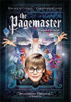 The Pagemaster - Canadian DVD movie cover (thumbnail)