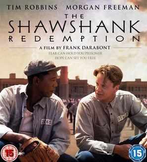 The Shawshank Redemption - British Blu-Ray movie cover (thumbnail)