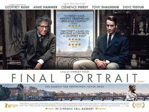 Final Portrait - British Movie Poster (thumbnail)