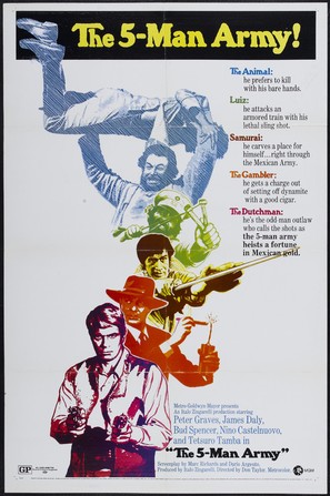 Esercito di cinque uomini, Un - Movie Poster (thumbnail)
