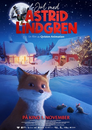 Jul med Astrid Lindgren - Norwegian Movie Poster (thumbnail)