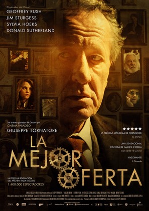 La migliore offerta - Spanish Movie Poster (thumbnail)