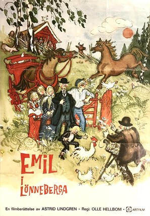 Emil i L&ouml;nneberga - Swedish Movie Poster (thumbnail)