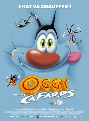 Oggy et les cafards - French Movie Poster (thumbnail)