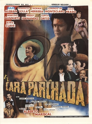 El cara parchada - Mexican Movie Poster (thumbnail)