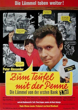 Zum Teufel mit der Penne - Die L&uuml;mmel von der ersten Bank, 2. Teil - German Movie Poster (thumbnail)