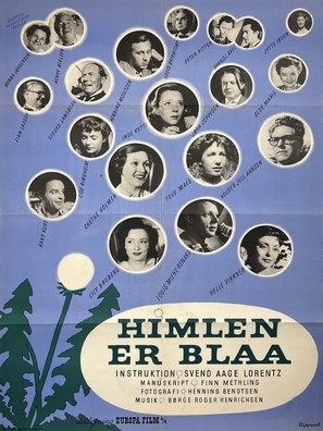 Himlen er blaa - Danish Movie Poster (thumbnail)