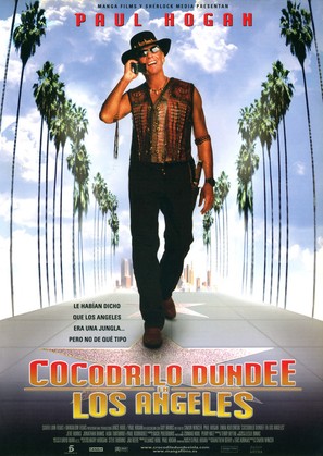 Crocodile Dundee in Los Angeles - Spanish Movie Poster (thumbnail)