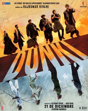 Dunki - Spanish Movie Poster (thumbnail)