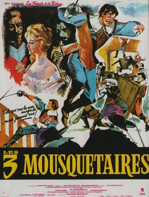 Les trois mousquetaires: Premi&egrave;re &eacute;poque - Les ferrets de la reine - French Movie Poster (thumbnail)