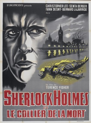 Sherlock Holmes und das Halsband des Todes - French Movie Poster (thumbnail)
