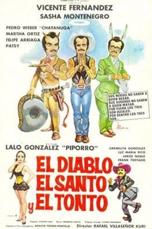 El diablo, el santo y el tonto - Mexican Movie Poster (thumbnail)