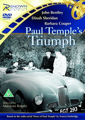 Paul Temple&#039;s Triumph - British DVD movie cover (thumbnail)