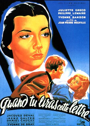 Quand tu liras cette lettre - French Movie Poster (thumbnail)