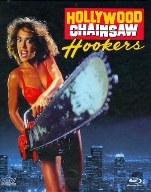 Hollywood Chainsaw Hookers - German Blu-Ray movie cover (thumbnail)