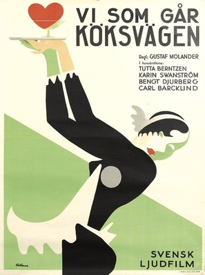 Vi som g&aring;r k&ouml;ksv&auml;gen - Swedish Movie Poster (thumbnail)