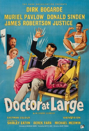 Doctor at Large - British Movie Poster (thumbnail)