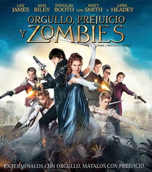 Pride and Prejudice and Zombies - Mexican Blu-Ray movie cover (thumbnail)