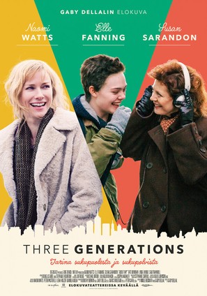 3 Generations - Finnish Movie Poster (thumbnail)