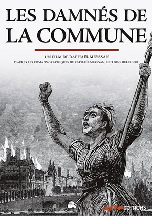 Les damn&eacute;s de la Commune - French DVD movie cover (thumbnail)
