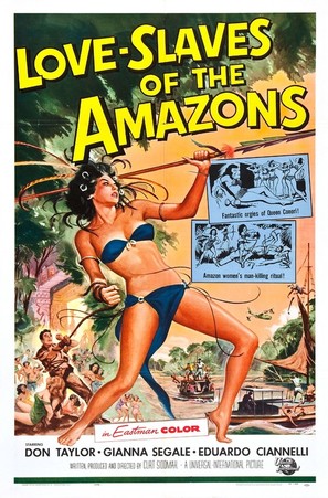 Love Slaves of the Amazons - Movie Poster (thumbnail)