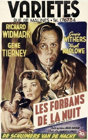 Night and the City - Belgian Movie Poster (thumbnail)