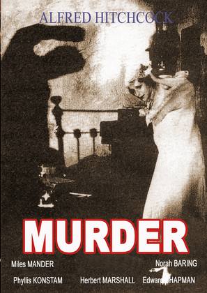 Murder! - DVD movie cover (thumbnail)