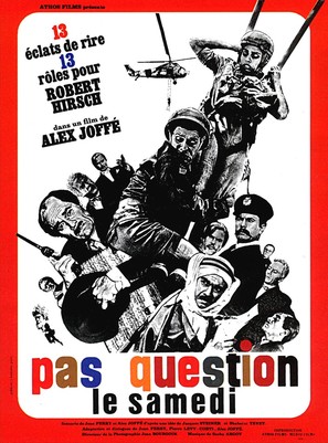 Pas question le samedi - French Movie Poster (thumbnail)