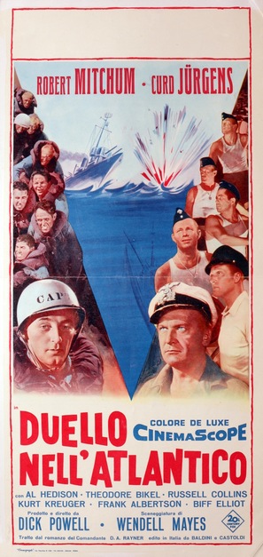 The Enemy Below - Italian Movie Poster (thumbnail)