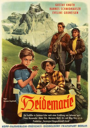 S&#039;Waisechind vo Engelberg - German Movie Poster (thumbnail)