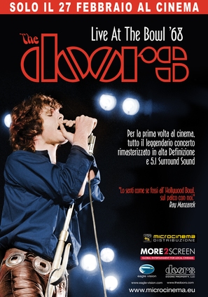 The Doors: Live at the Bowl &#039;68 - Italian Movie Poster (thumbnail)