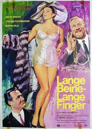 Lange Beine - lange Finger - German Movie Poster (thumbnail)