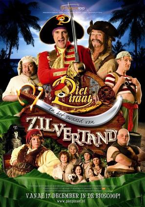 Piet Piraat en het zwaard van Zilvertand - Dutch Movie Poster (thumbnail)