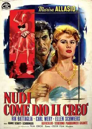 Nackt, wie Gott sie schuf  Poster