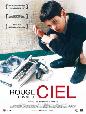 Rosso come il cielo - French Movie Poster (thumbnail)