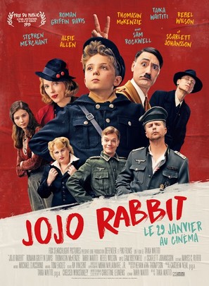 Jojo Rabbit - French Movie Poster (thumbnail)