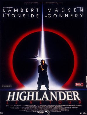 Highlander II: The Quickening - French Movie Poster (thumbnail)