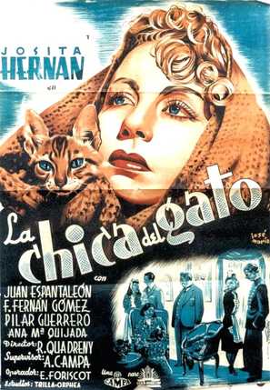 La chica del gato - Spanish Movie Poster (thumbnail)
