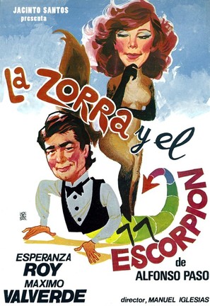 La zorra y el escorpi&oacute;n - Spanish Movie Poster (thumbnail)