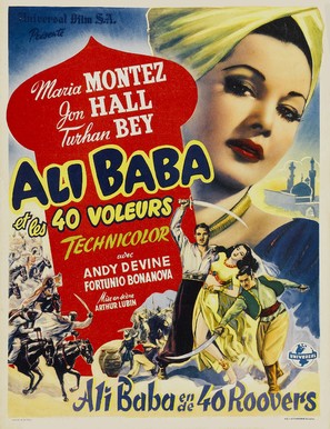 Ali Baba and the Forty Thieves - Belgian Movie Poster (thumbnail)