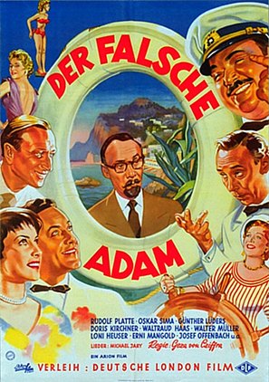 Falsche Adam, Der - German Movie Poster (thumbnail)