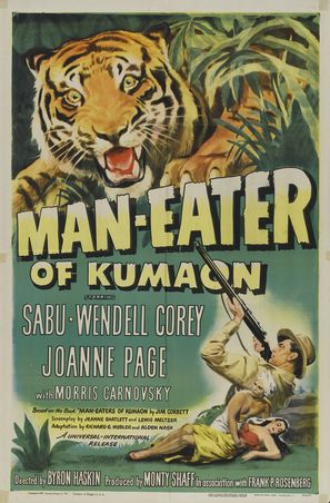 Man-Eater of Kumaon - Theatrical movie poster (thumbnail)